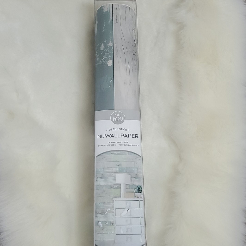 New Wall Pops peel stick Wall Paper Beachwood